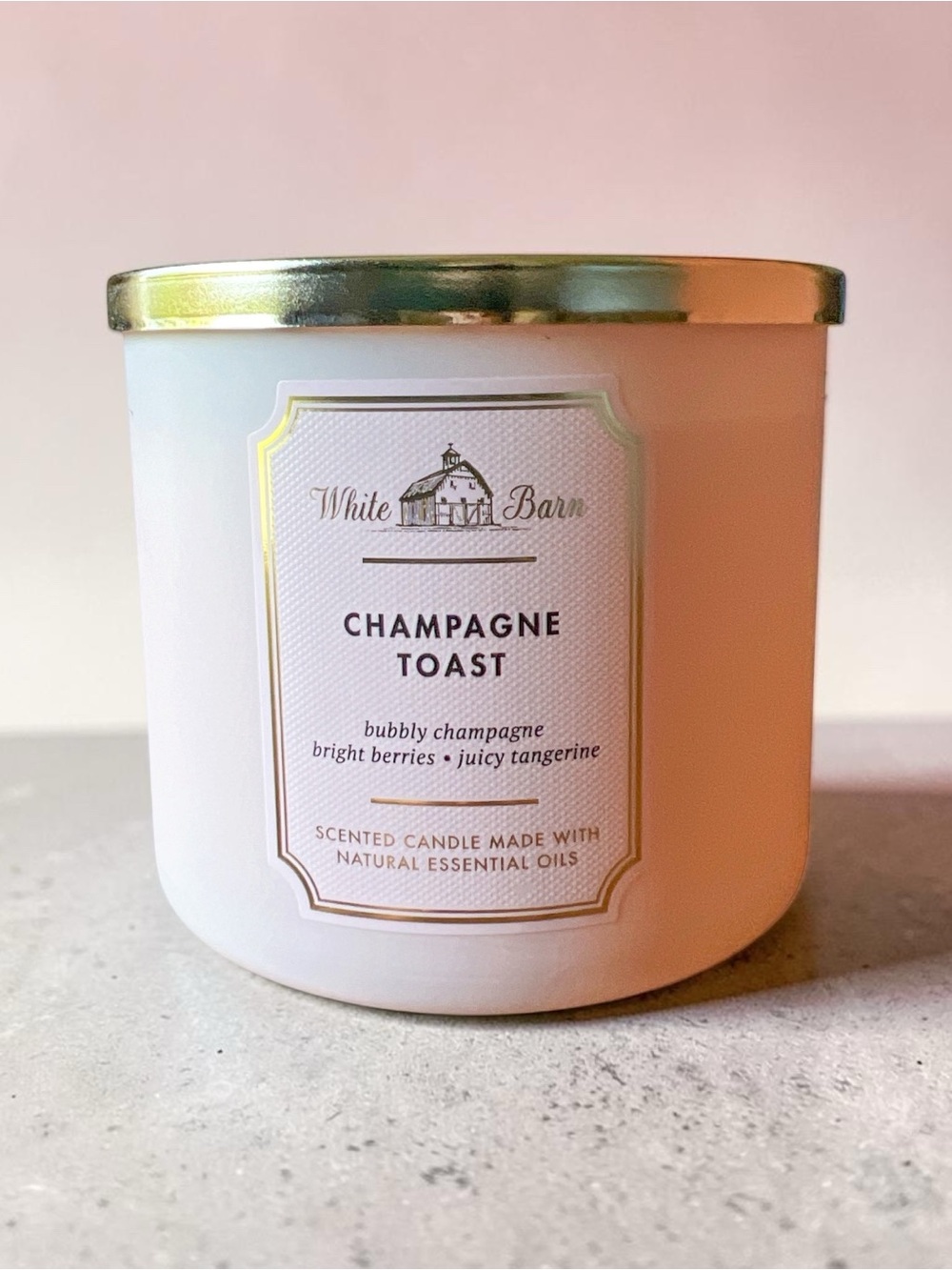 Bath & Body Works Champagne Toast 3-Wick Candle NWT